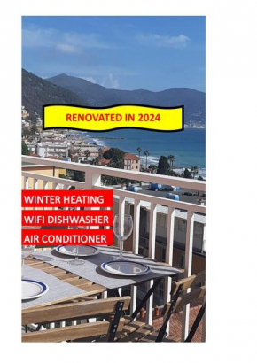 Spectacular sea view - 3 minutes walk from the sea Laigueglia